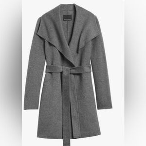 Banana Republic Charcoal Wool Coat